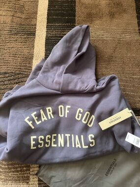 Fear of God ESSENTIALS Hoodie Marine